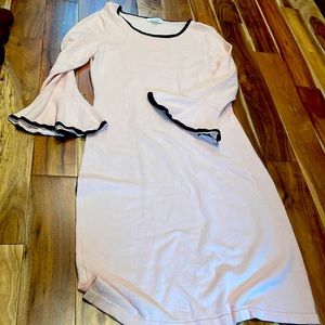 Calvin klein Pink dress with black accent
